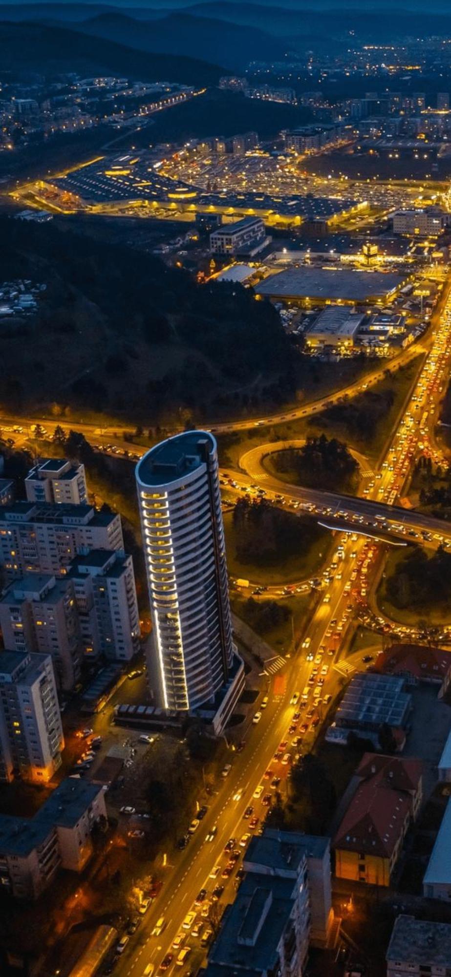 Boudoir Apartment City Tower - 15Th Floor 클루지나포카 외부 사진